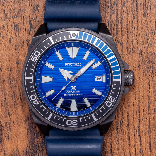 2020 Seiko Prospex Samurai Automatic Black & Blue SRPD09