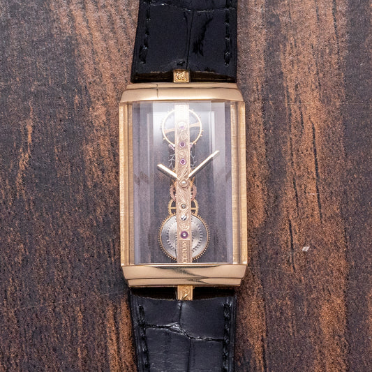 1988 Corum Golden Bridge 18ct Gold Mid-Size 20mm 13.150.56