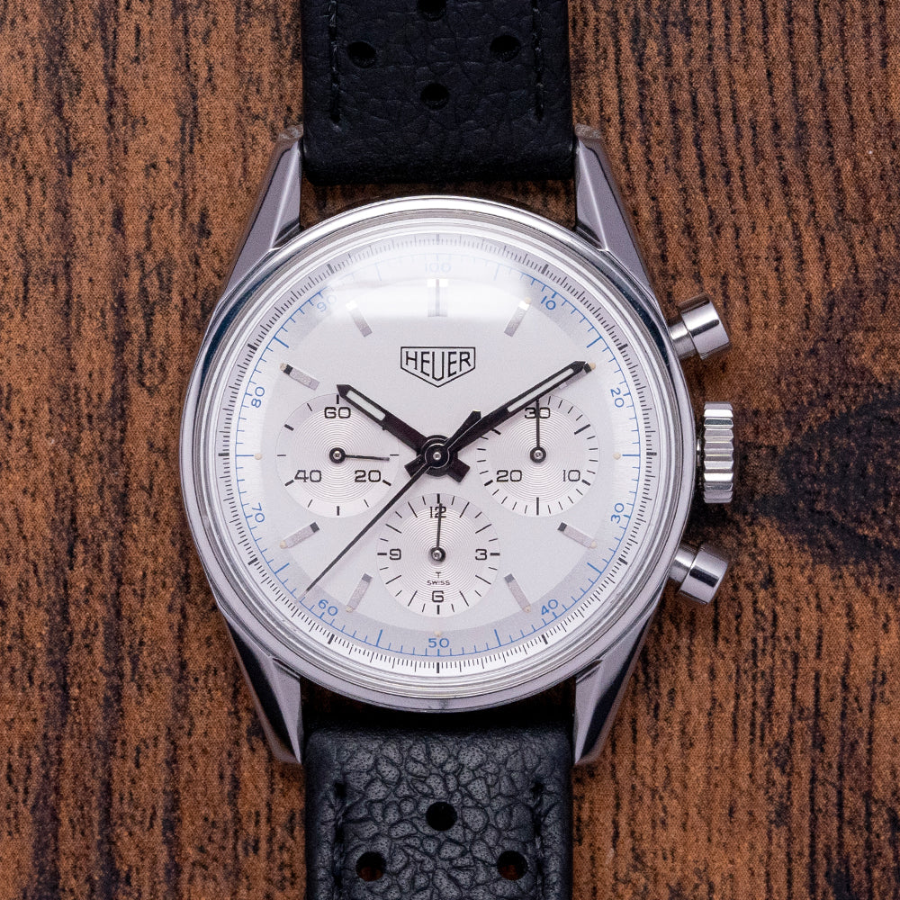 1997 TAG Heuer Carrera Re-Edition 36mm White CS3110 Box Papers