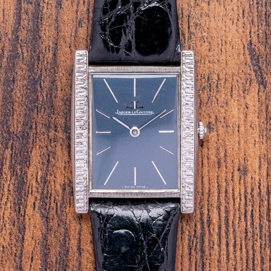 1974 Jaeger Le-Coultre .800 Silver Ornate "Tank" Manual