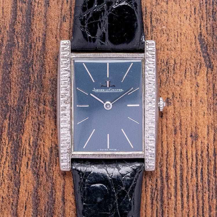 1974 Jaeger Le-Coultre .800 Silver Ornate "Tank" Manual