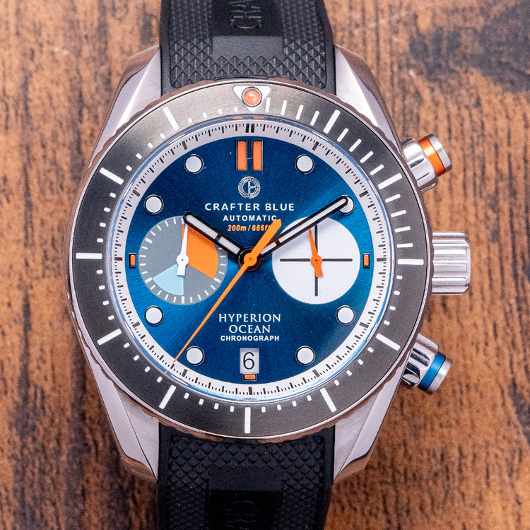 2023 Crafter Blue Hyperion Ocean Chronograph 42mm Blue