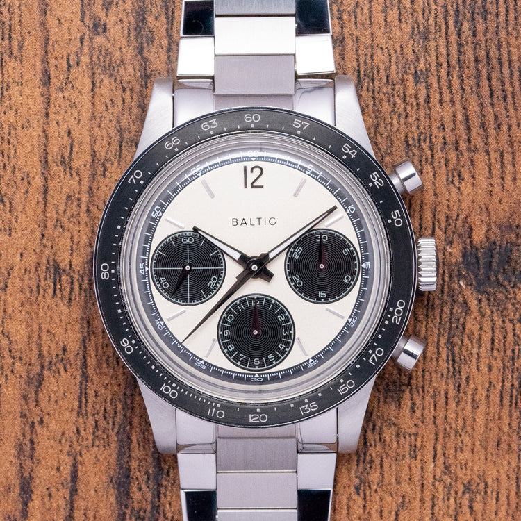 2023 Baltic Tricompax Panda Chronograph Manual 39.5mm