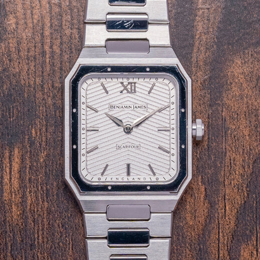 2024 Benjamin James Scarifour Classic Silver Quartz 31mmx40mm