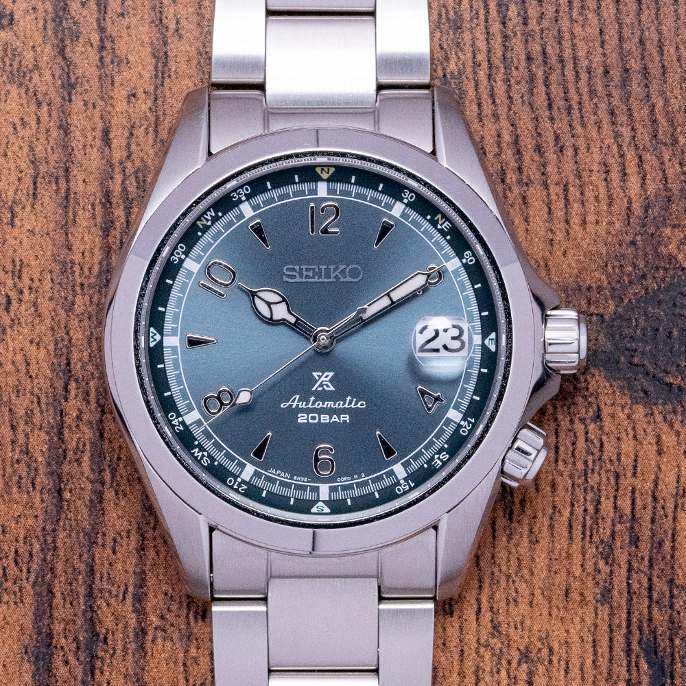 Stainless Steel Seiko Alpinist Blue Price Buy Seiko Prospex
