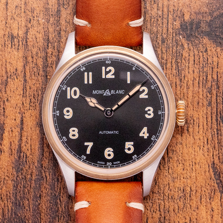 2024 Montblanc 1858 40mm Steel & Bronze Bezel 117833