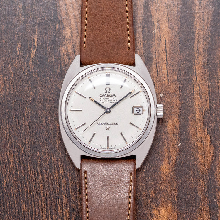 1970 Omega Constellation C-Case Linen Dial 34.5mm 168.017