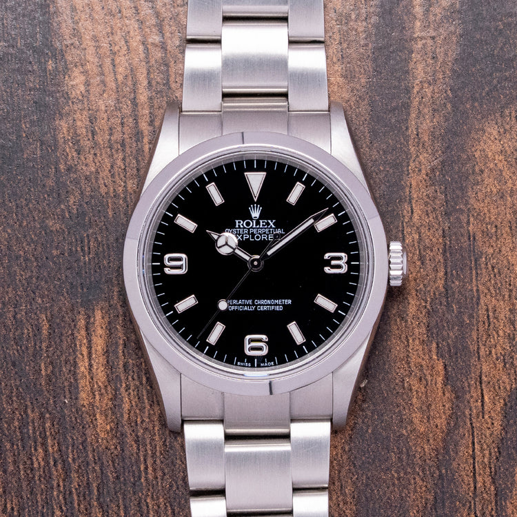 2005 Rolex Explorer I 36mm on SEL Bracelet 114270