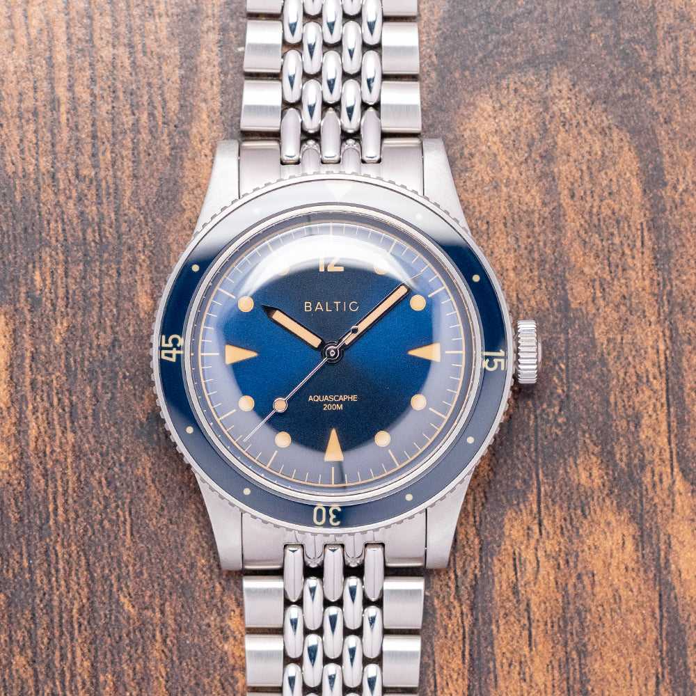 2019 Baltic Aquascaphe Classic Blue Gilt on BOR 39mm