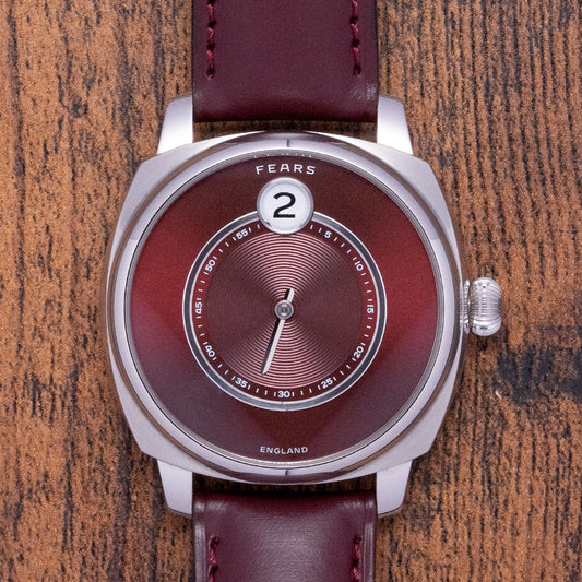 2023 Fears Christopher Ward Alliance 01 Jump Hour Red Dial