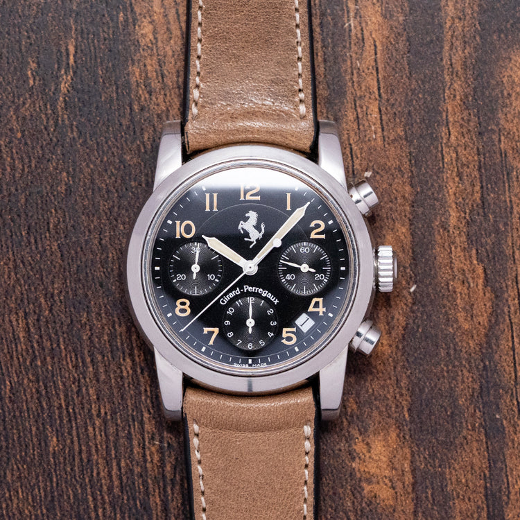 1990s Girard-Perregaux Ferrari Auto Chronograph 38mm 8020
