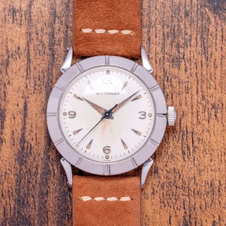 1950s Wittnauer Dress Watch Fancy Case 2605 32mm