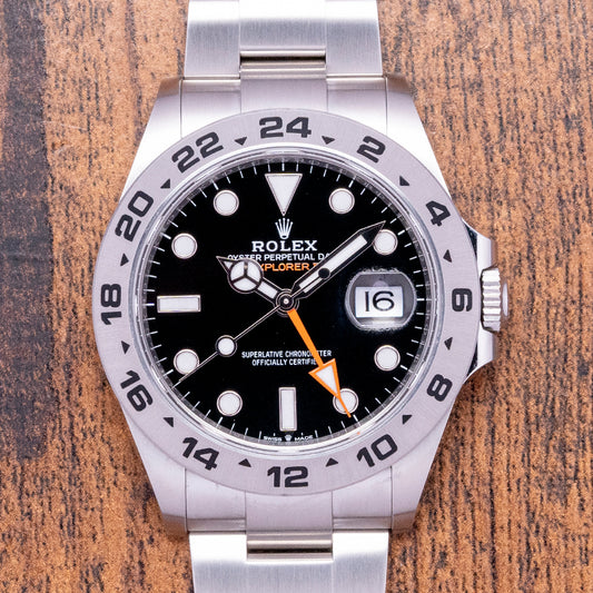 2022 Rolex Explorer II Black Dial 42mm New Reference 226570
