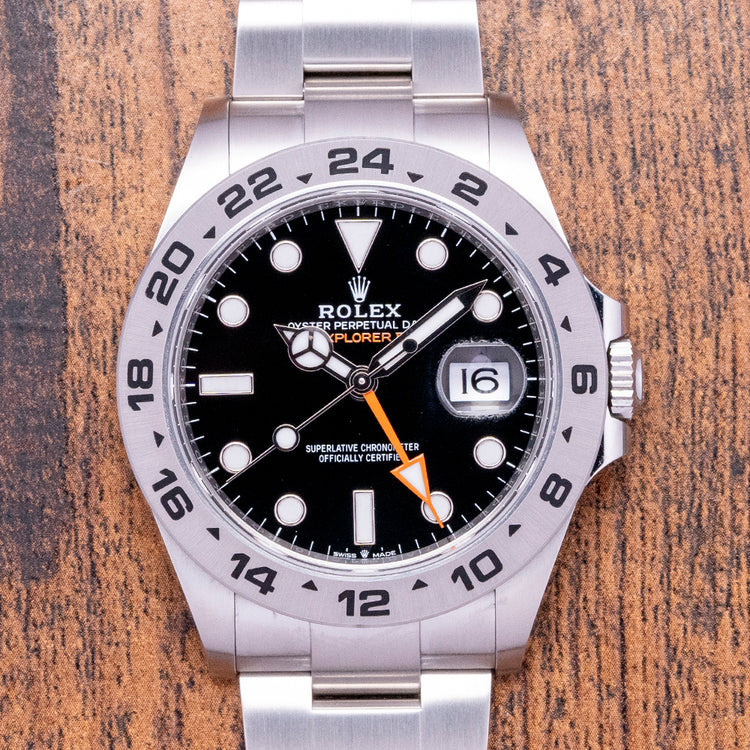 2022 Rolex Explorer II Black Dial 42mm New Reference 226570