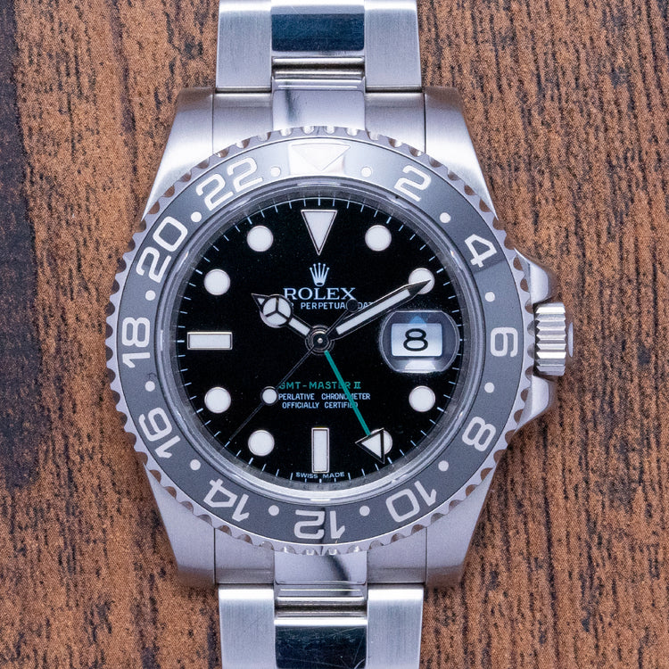 2011 Rolex GMT-Master II Black Discontinued 116710LN