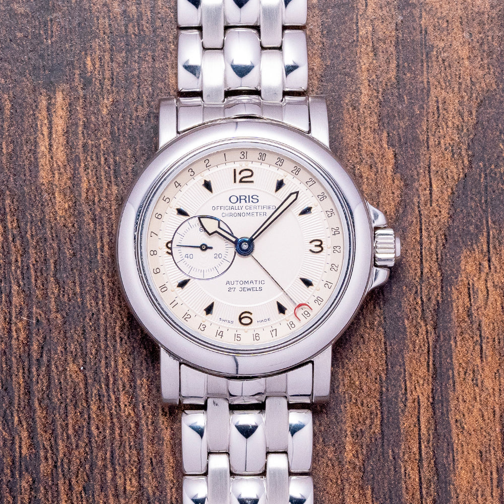 2000s Oris 'Chronometer' Pointer Date 35mm 7467B