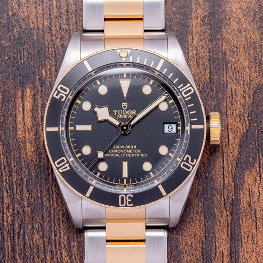 2016/17 Tudor Black Bay Steel & Gold Black 41mm on Bracelet 79733N