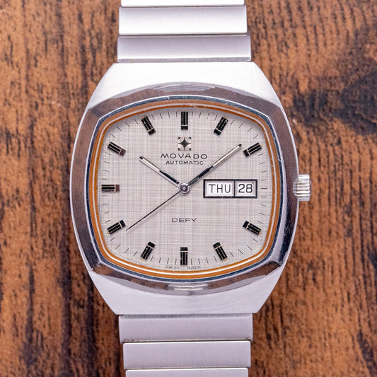1970s Movado/Zenith Defy Automatic Day/Date 01-0050-345