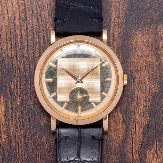 1954 Movado 'Gentleman' 18ct Yellow Gold 8423 With Box & Papers