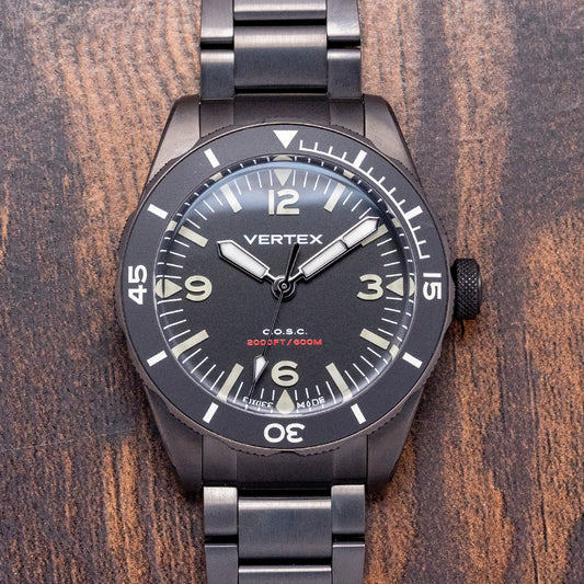 2022 Vertex M60C AquaLion No-Date Black DLC 40mm