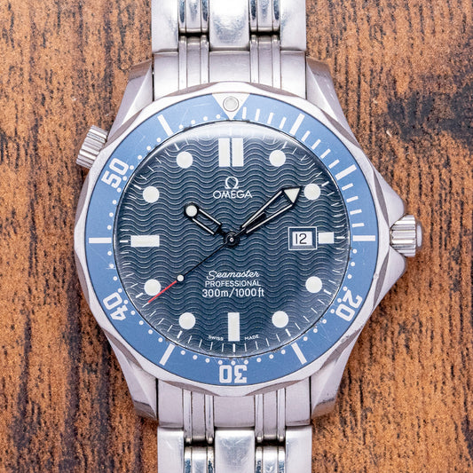 1998 Omega Seamaster 300M Quartz 41mm Blue 2541.80.00