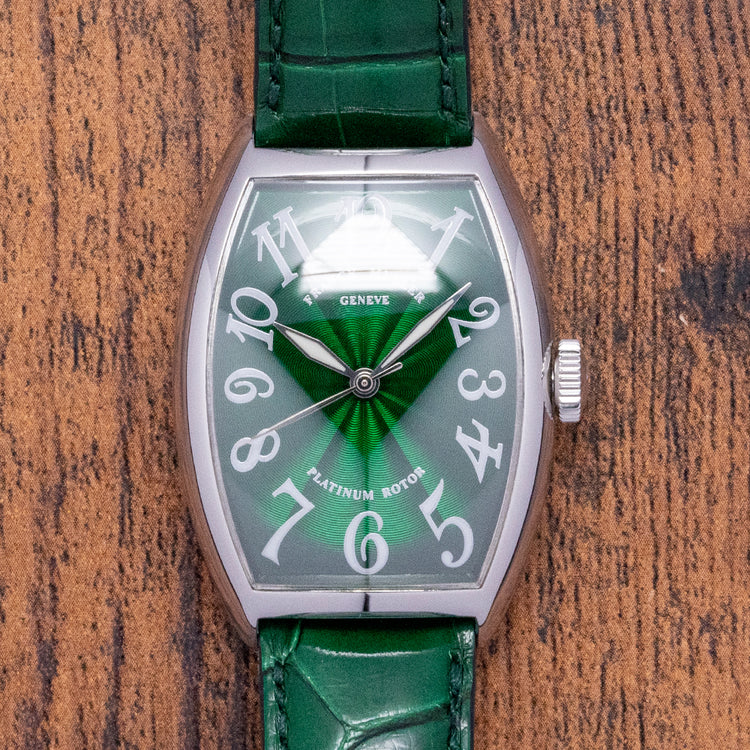 2016 Franck Muller Cintrée Curvex Green Automatic 5850