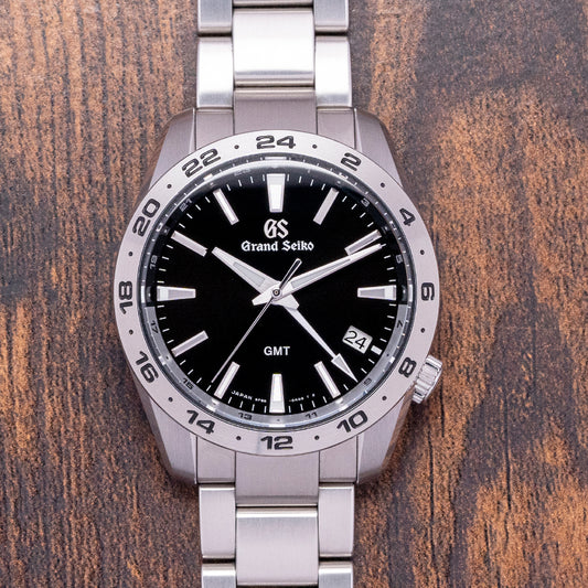 2024 Grand Seiko GMT Quartz 9F Black 39mm SBGN027G