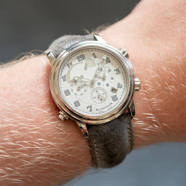 2000s Blancpain Léman Réveil GMT 18ct White Gold 40mm - vault