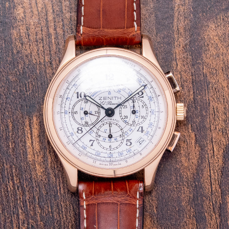 1997 Zenith El Primero Chronomaster Limited Rose Gold 17.0500.400