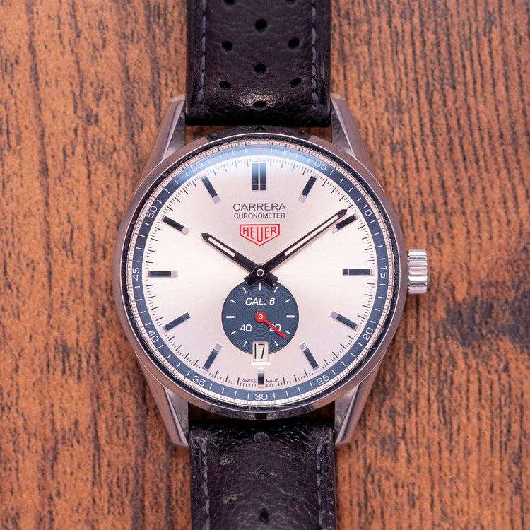 2018 TAG Heuer Carrera Caliber 6 Automatic on Strap