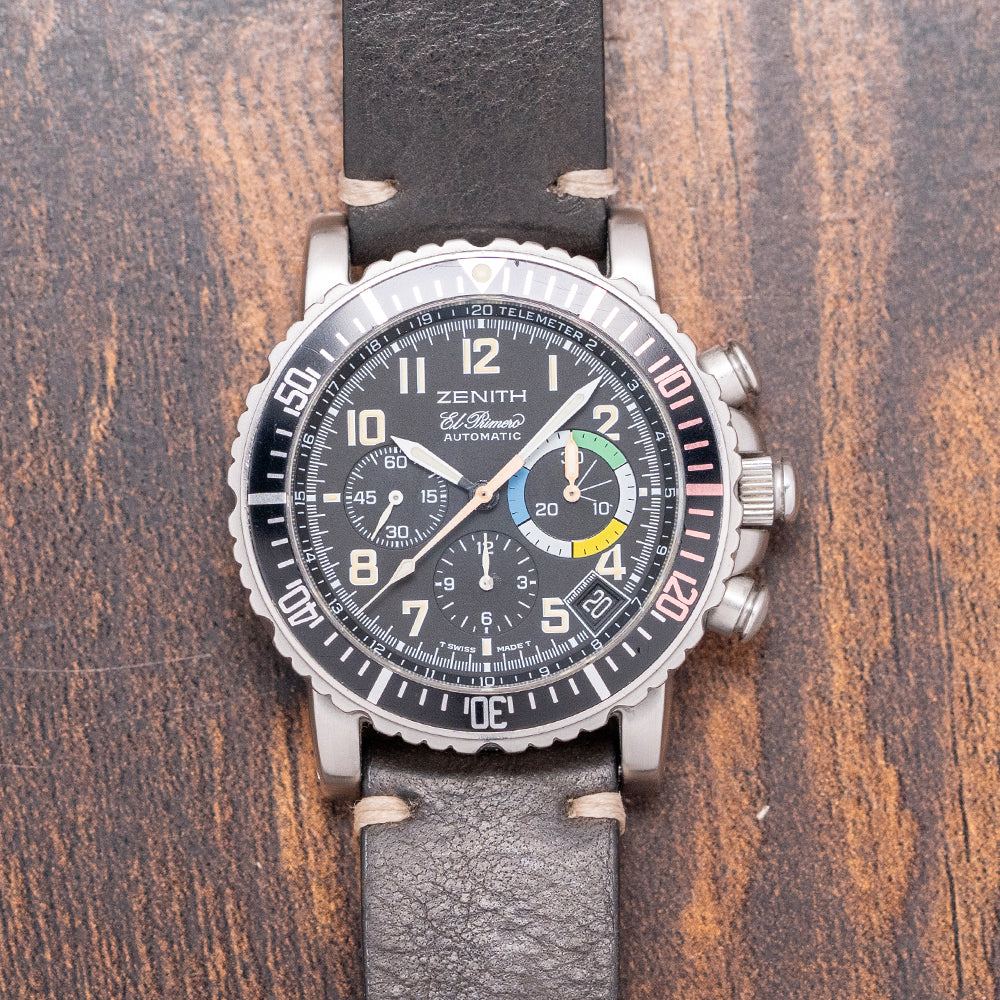 REI 1990s Zenith El Primero Rainbow Flyback 40mm 02.0480.405