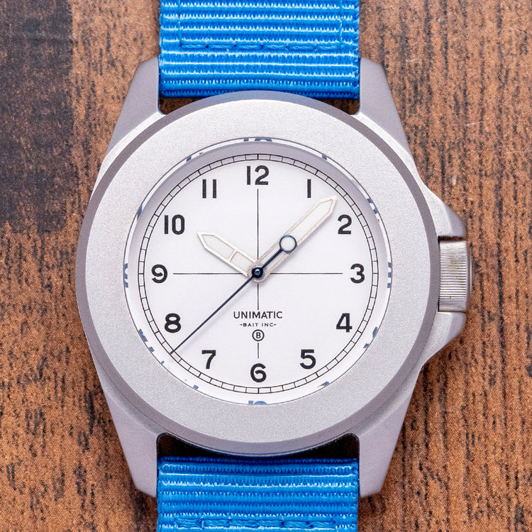 2022 Unimatic x Bait Polar White Automatic U4-BTS