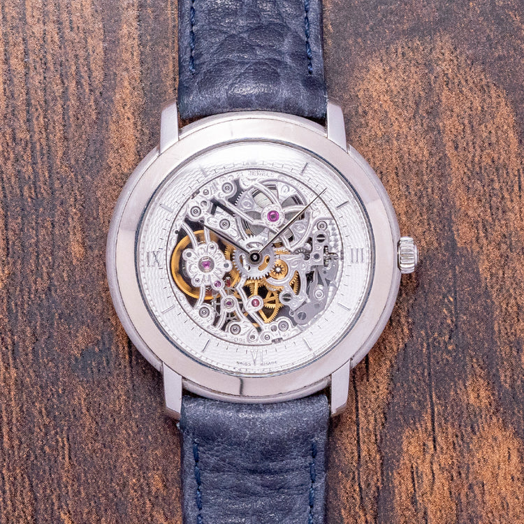 1990s Audemars Piguet Jules Audemars Skeleton 18ct White Gold 36mm 15058BC