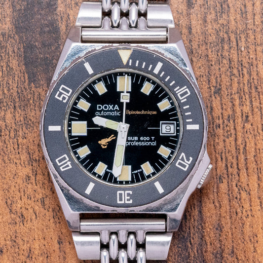 1970s Doxa SUB 600 T Spirotechnique 39mm Auto