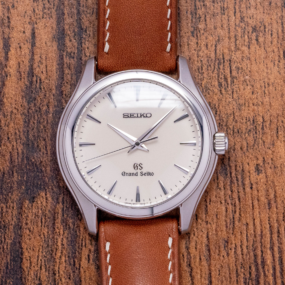 SEIKO GRAND QUARTZ 腕時計 2000s Grand Seiko 9F Quartz 36mm White Dial SBGX009