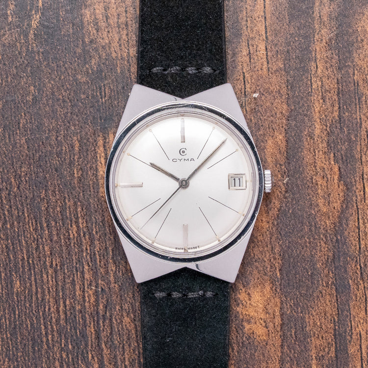 1950s CYMA Executive Automatic 'Bow Tie' 32mm