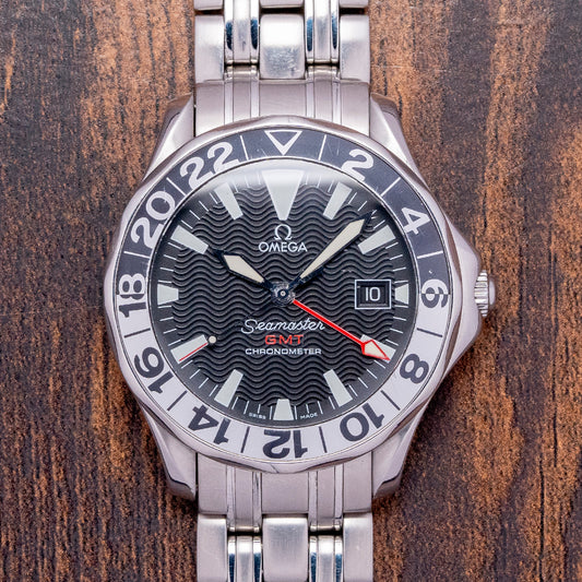 1999 Omega Seamaster GMT 50th Anniversary 41mm 2534.50