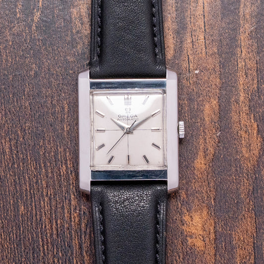 1961 Omega Automatic 'Tank' 28x35mm Steel Case 3999