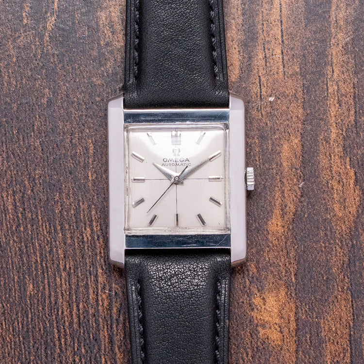 1961 Omega Automatic 'Tank' 28x35mm Steel Case 3999