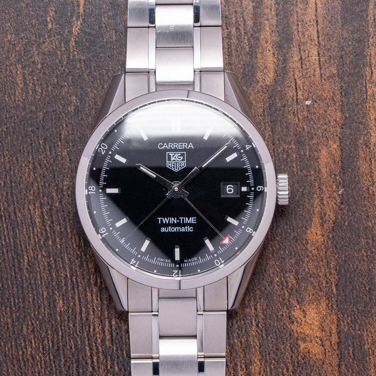 2013 TAG Heuer Carrera Twin-Time Auto 39mm WV2115
