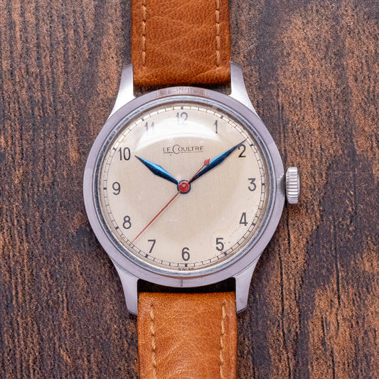 1940s LeCoultre Cal. 450/A 'WWII Military Style' Steel 33mm