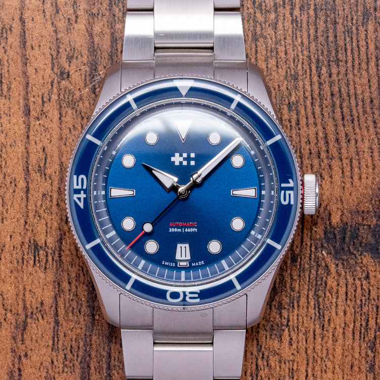 2024 Christopher Ward C65 Aquitaine Blue Automatic