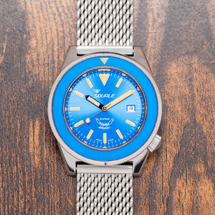 2018 Squale Matic 60 Blu Puro Gnomon Special Edition 44mm