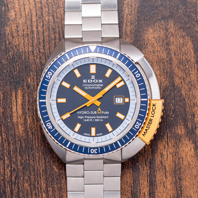 2016 Edox Hydro Sub North Pole Automatic Limited Edition