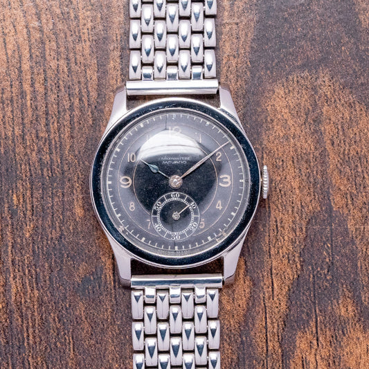 1940s Movado 'Chronomètre' Wide Flat Bezel Cal. 75 31.5mm 12706