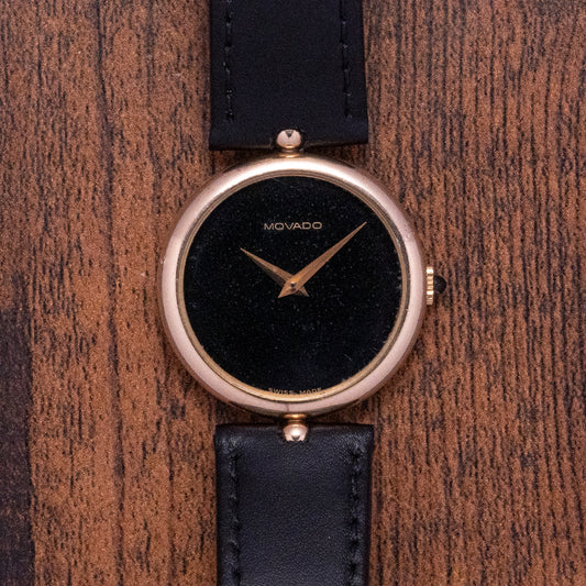 1980s Movado/Zenith Gold-Plated Manually Wound