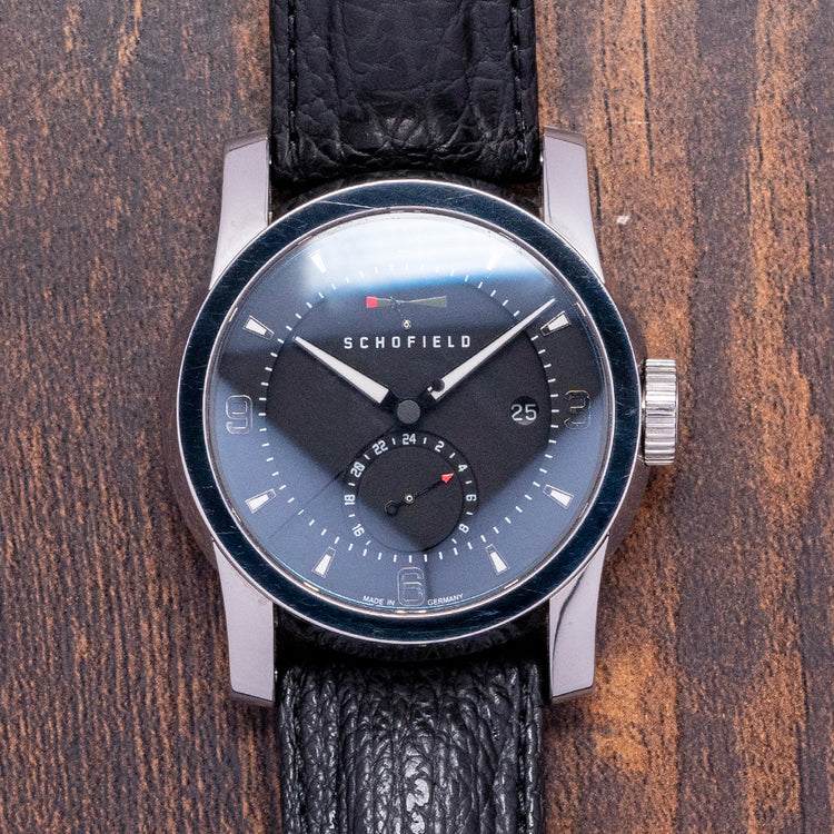 2012 Schofield Signalman GMT Polished Limited Edition 44mm