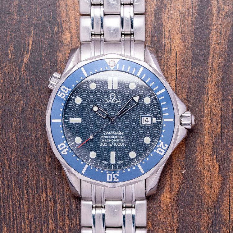 2001 Omega Seamaster Diver 300M Blue Auto 2531.80 41mm