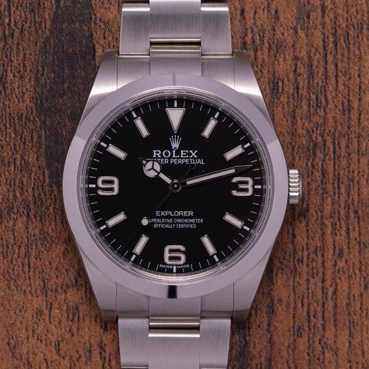 2019 Rolex Explorer 1 39mm 214270 Box & Papers