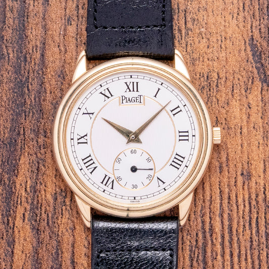 1990s Piaget Gouverneur 18ct Yellow Gold Manual 33mm